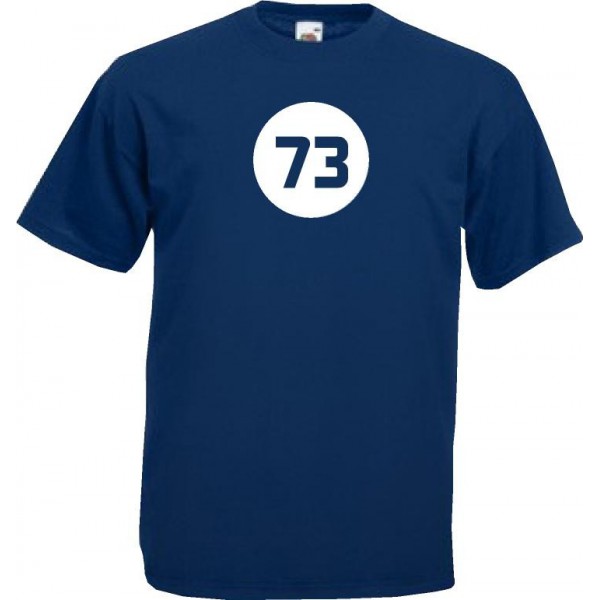 Expulsar a Almeja seguro Camiseta Sheldon Cooper numero 73