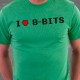 Camiseta Yo amo 8 Bits
