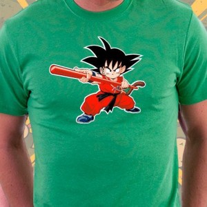 Camiseta Son Goku de los dibujos anime Dragon Ball